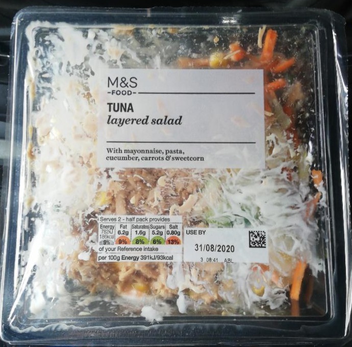Photo - Tuna Layered Salad M&S Food