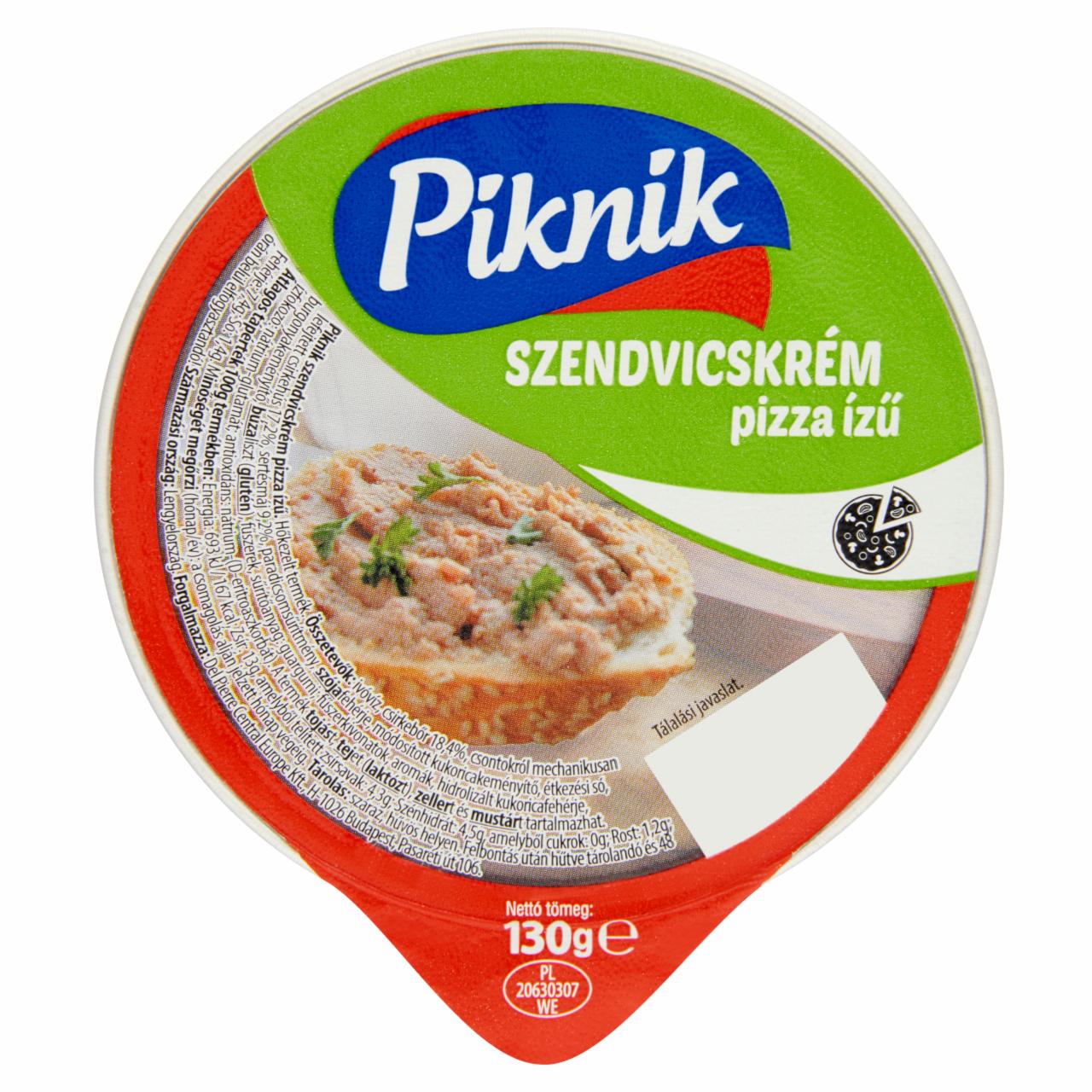 Photo - Piknik Pizza Flavoured Sandwich Spread 130 g