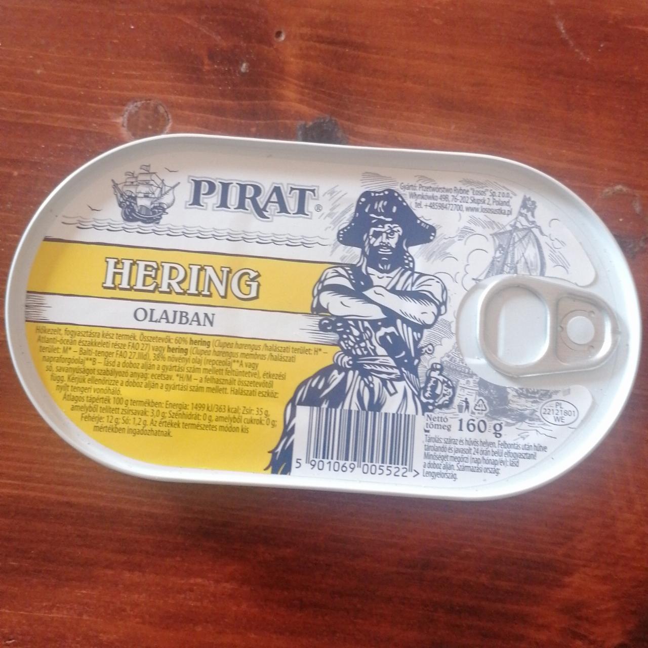 Photo - Hering olajban Pirat