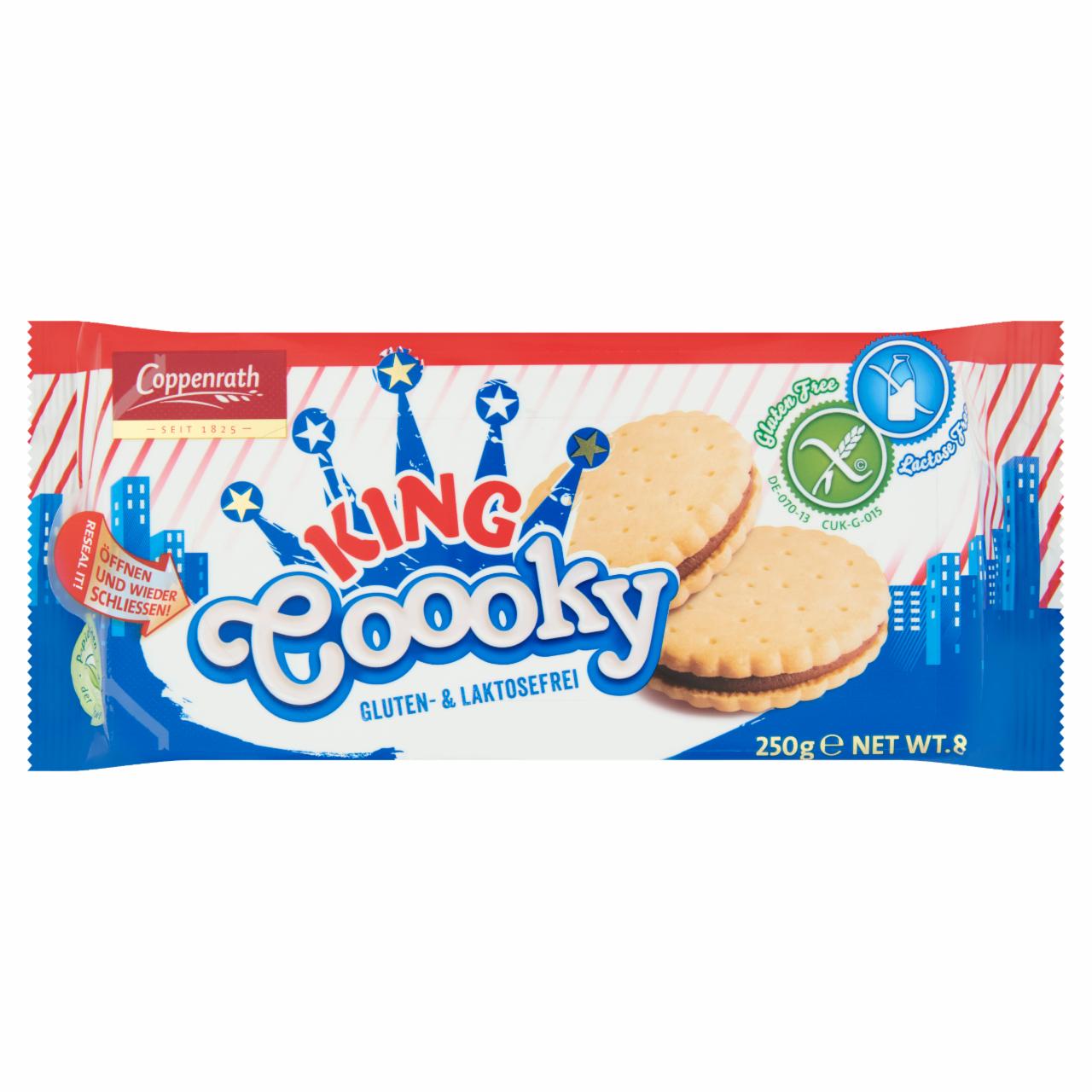 Photo - Coppenrath King Gluten- and Lactose-Free Biscuits Filled with Cocoa Cream 250 g