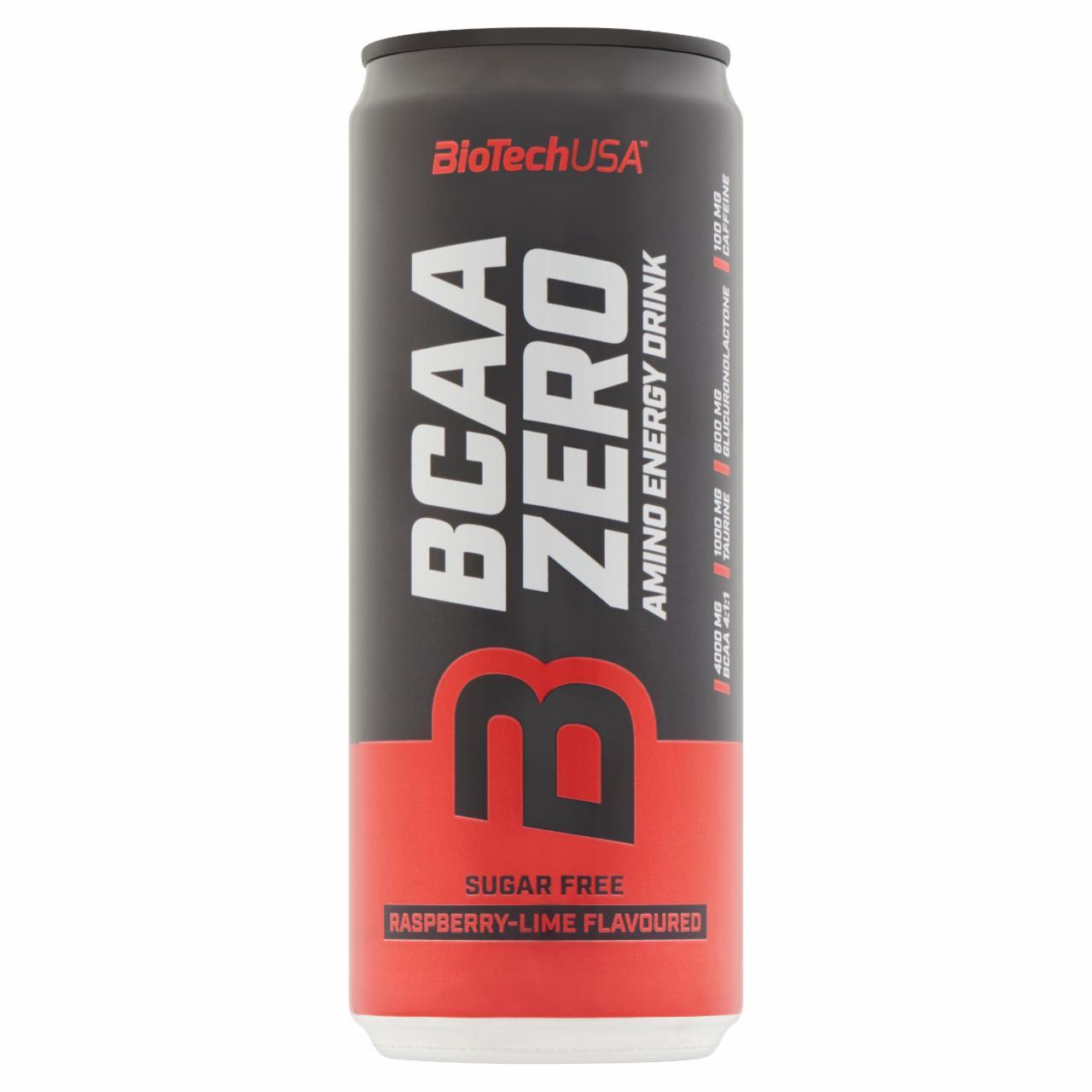 Photo - BioTechUSA BCAA Zero Raspberry-Lime Flavoured Amino Energy Drink 330 ml