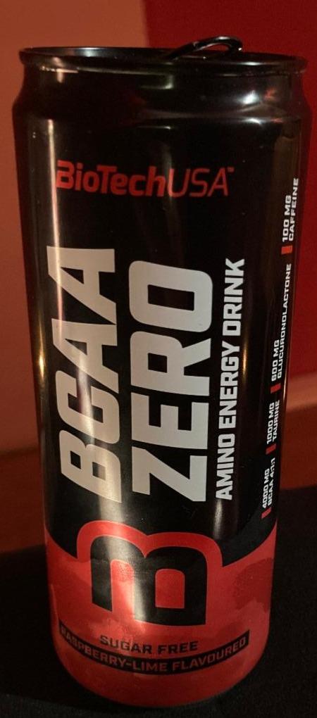 Photo - BioTechUSA BCAA Zero Raspberry-Lime Flavoured Amino Energy Drink 330 ml
