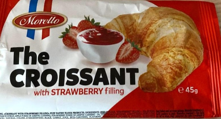Photo - The croissant with strawberry filling Morello