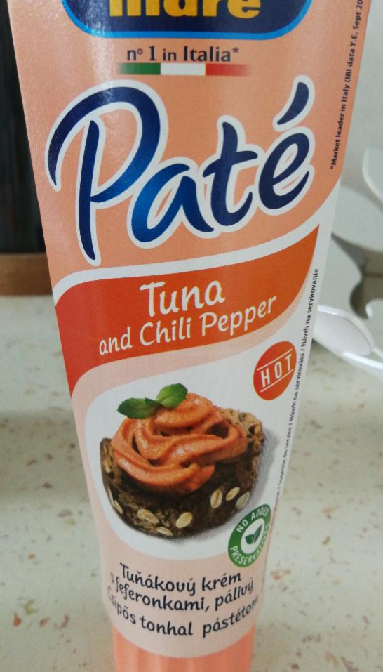 Photo - Paté tuna and chili pepper hot Rio mare