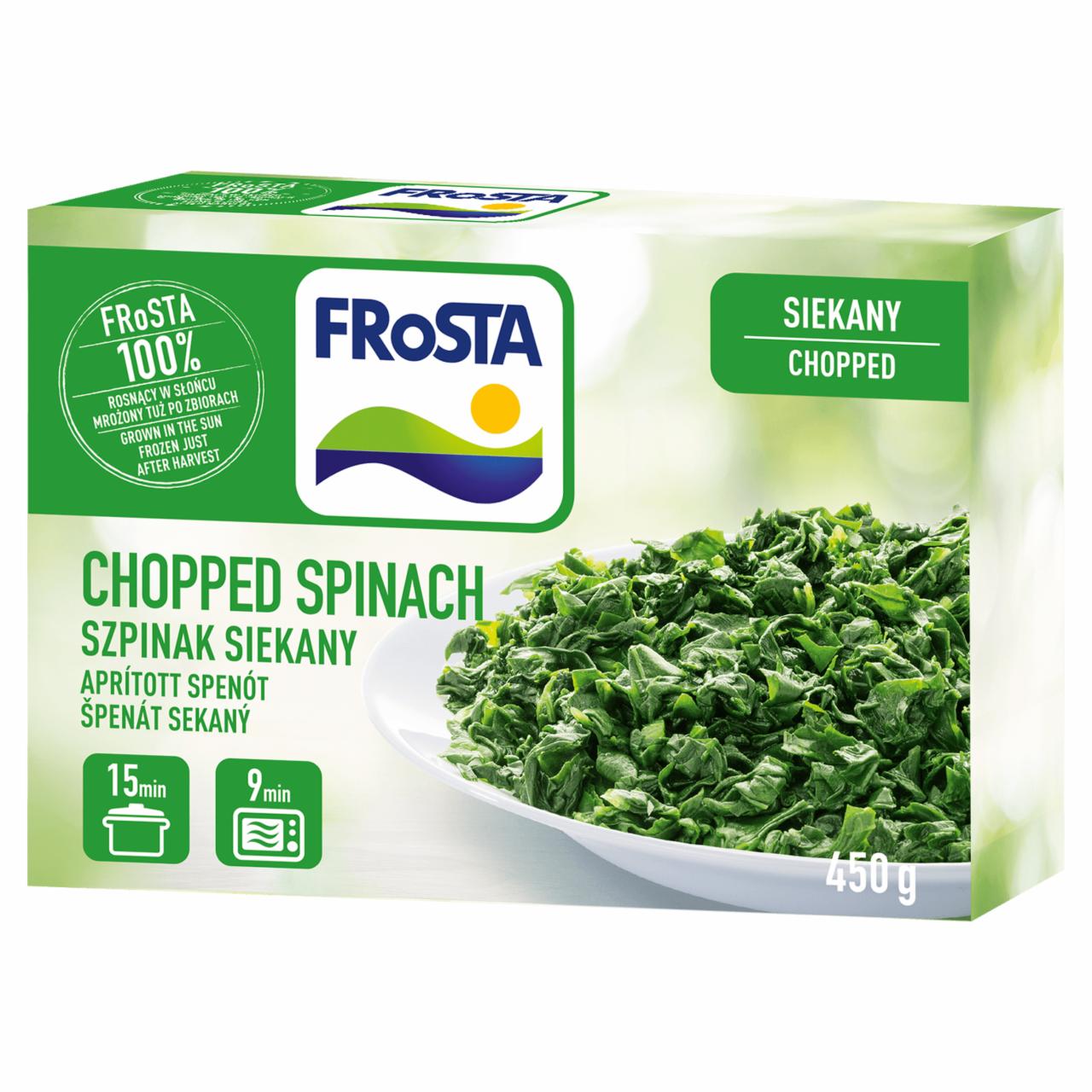 Photo - FRoSTA Quick-Frozen Chopped Spinach 450 g