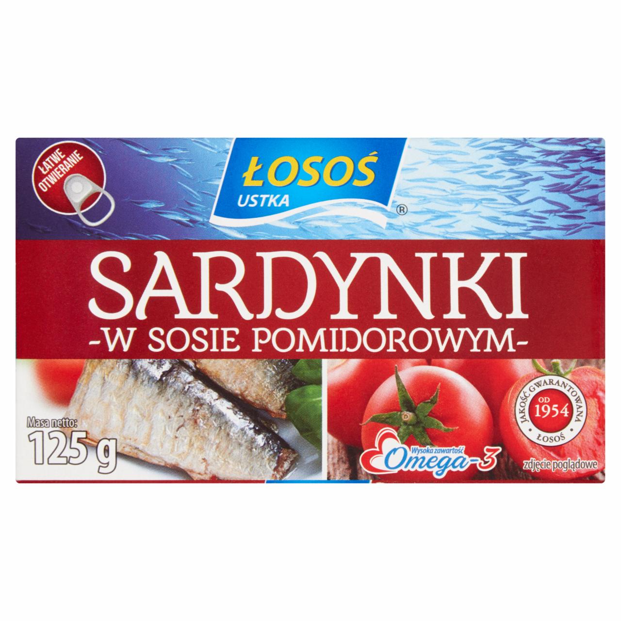 Photo - Łosoś Ustka Sardines in Tomato Sauce 125 g