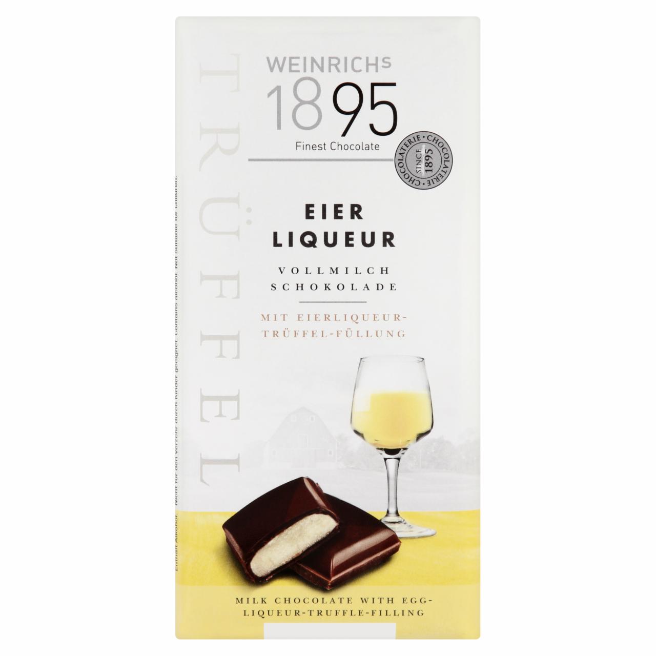 Photo - Weinrich's Milk Chocolate with Egg Liqueur Truffles 100 g