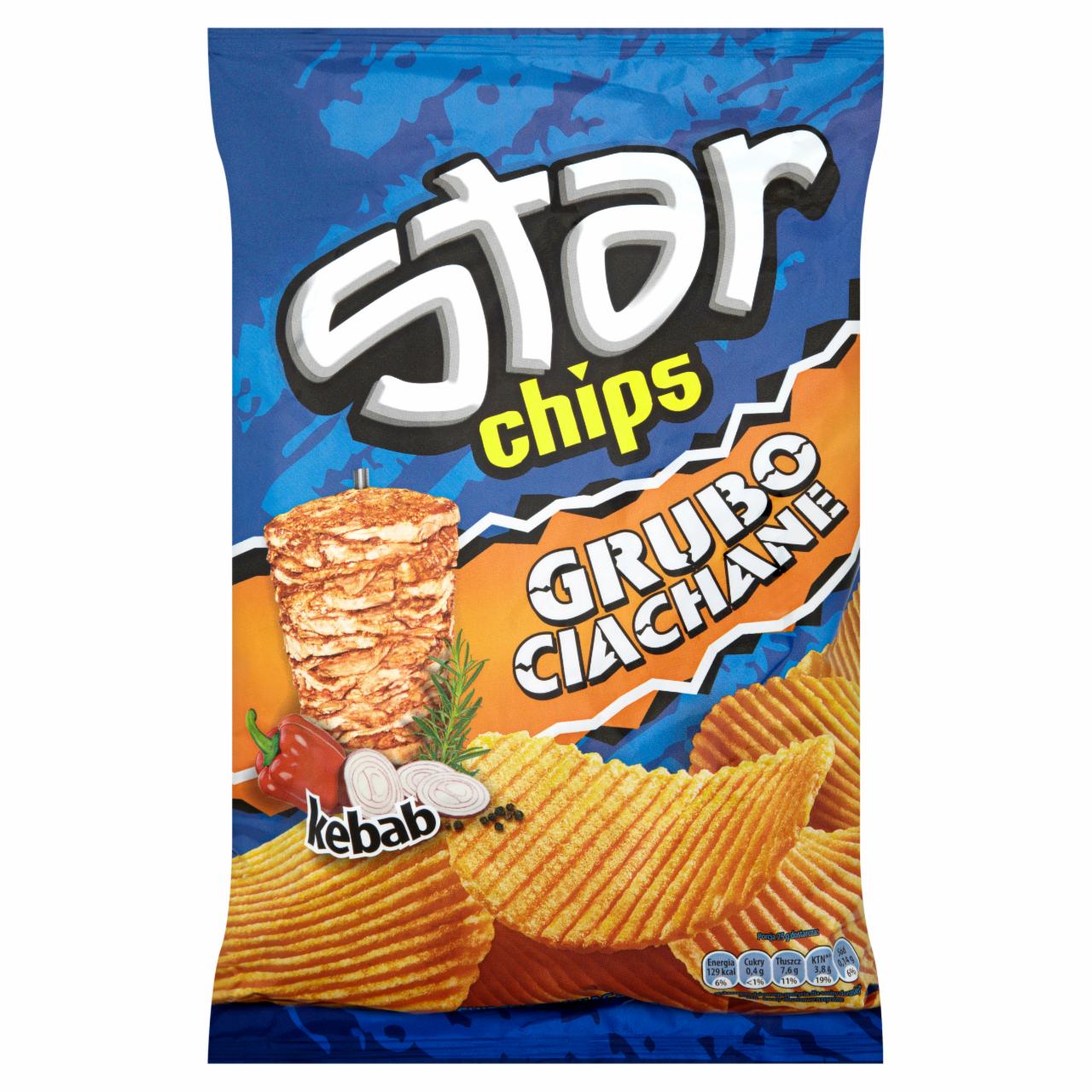 Photo - Star Chips Thick Sliced Kebab Flavoured Potato Crisps 150 g