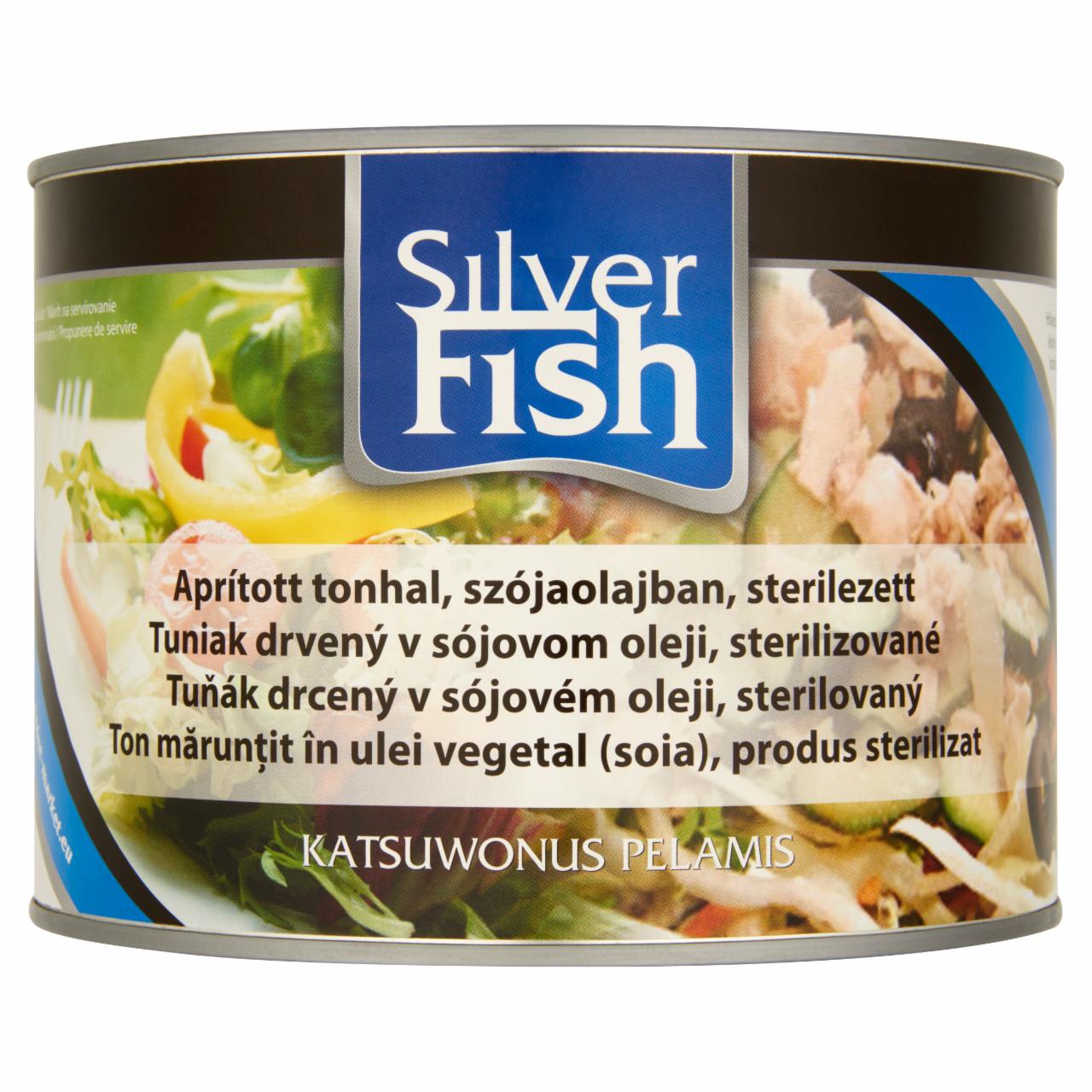 Photo - Silver Fish Sterilized Chopped Tuna in Soybean Oil 1705 g