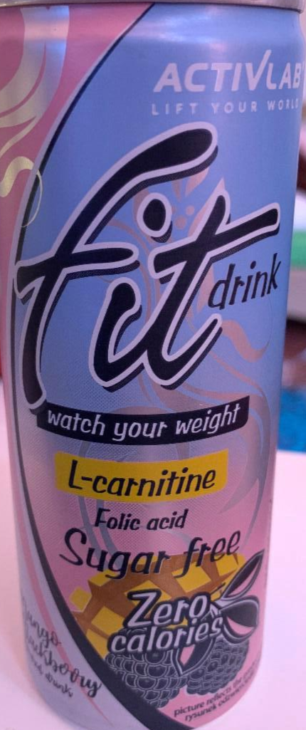 Photo - Fit drink mango blackberry Activlab