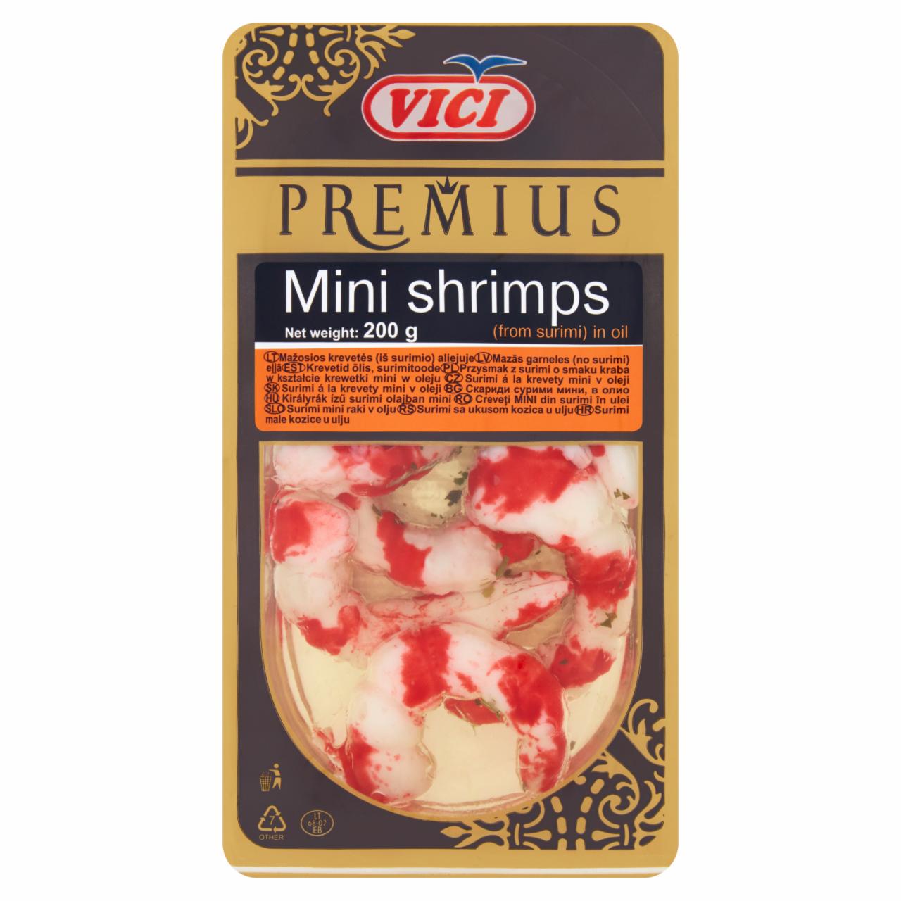Photo - Vici Premius Mini Shrimps from Surimi in Oil 200 g