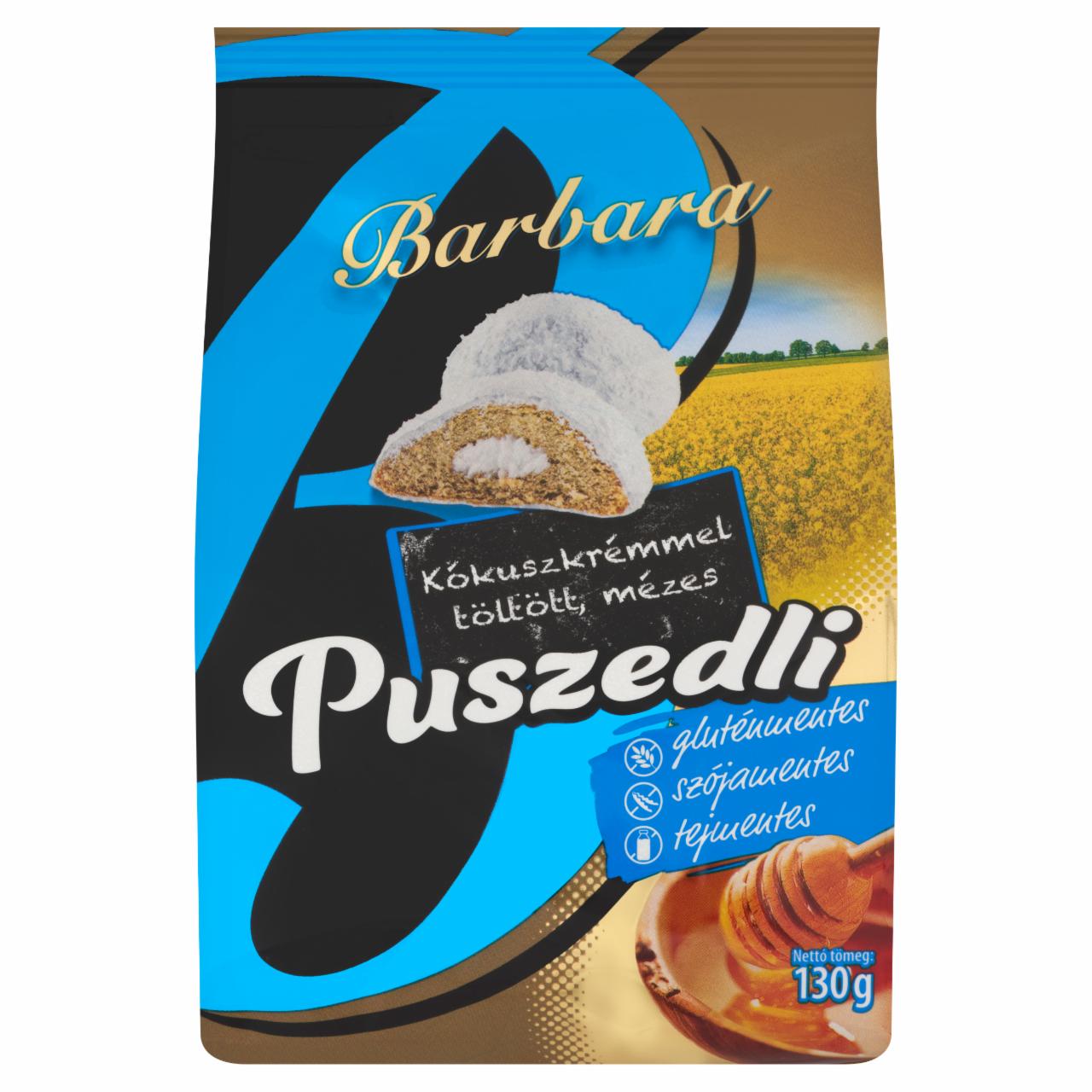 Photo - Barbara Gluten-Free Coconut Cream Filled Honey Biscuit 130 g