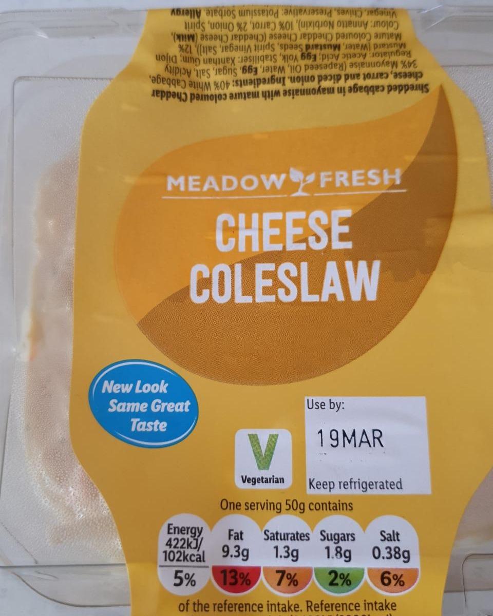 Photo - Cheese Coleslaw Meadow Fresh