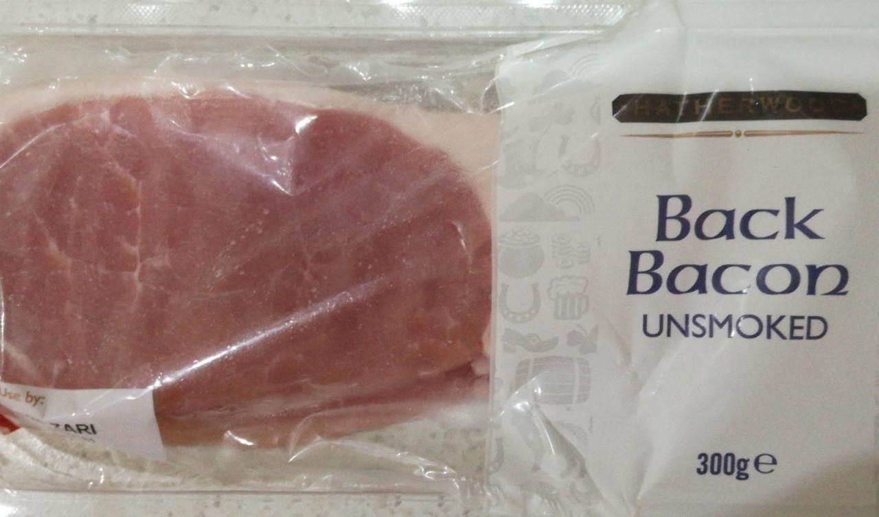 Photo - Back bacon unsmoked Hatherwood