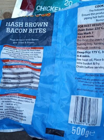 Photo - Hash brown bacon bites Farmfoods