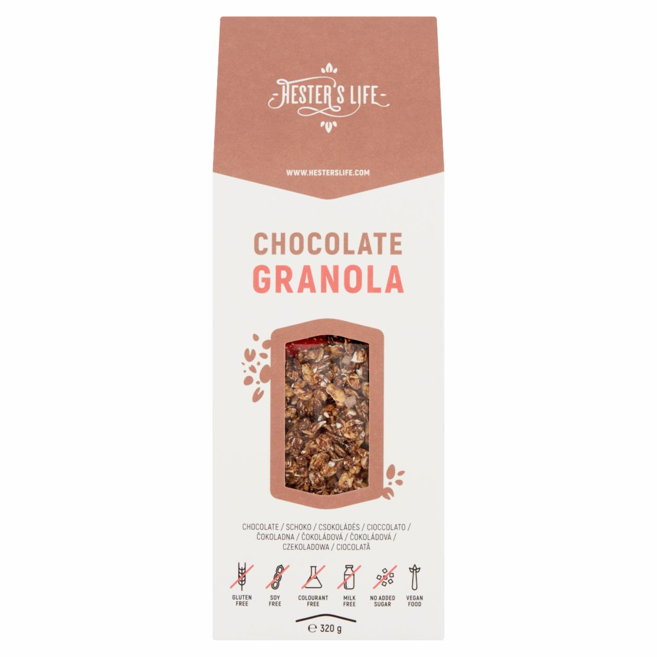 Photo - Hester's Life Chocolate Granola with Sweetener 320 g