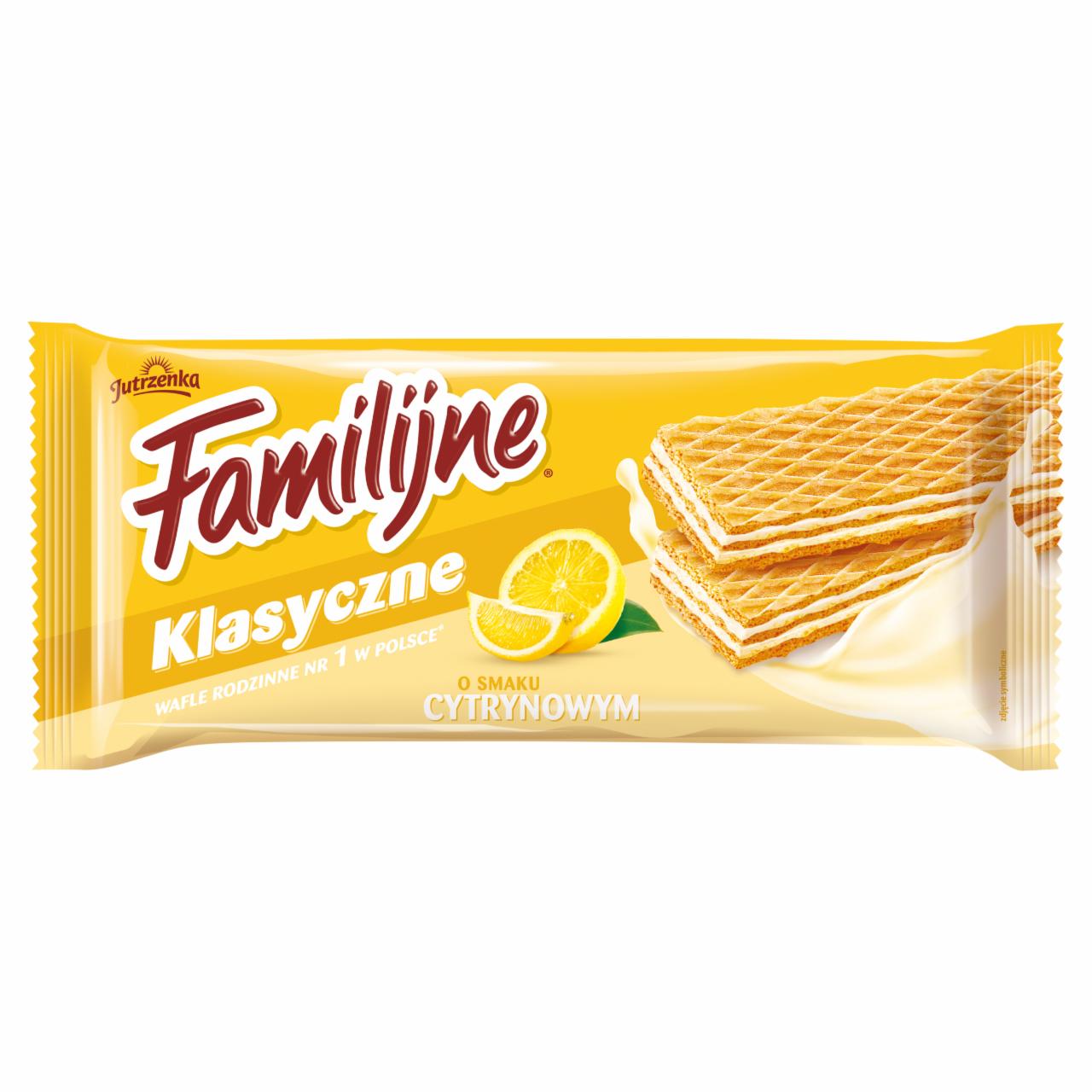 Photo - Familijne Klasyczne wafle o smaku cytrynowym 180 g