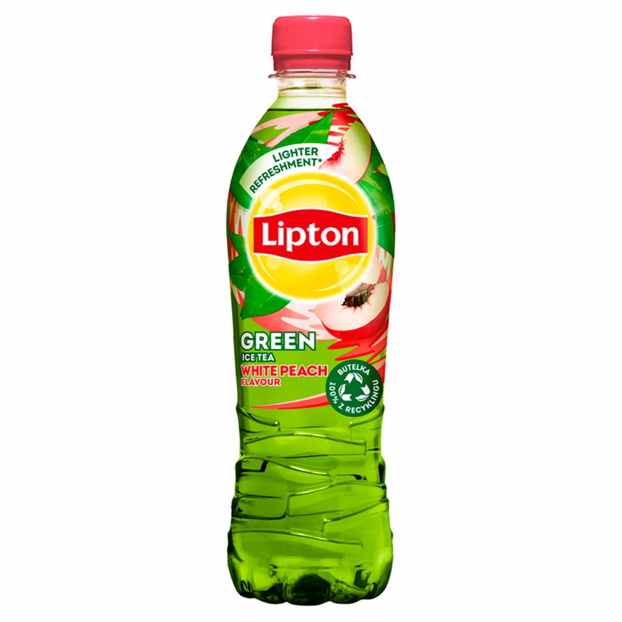 Photo - Lipton Ice Tea Green White Peach Still Drink 500 ml
