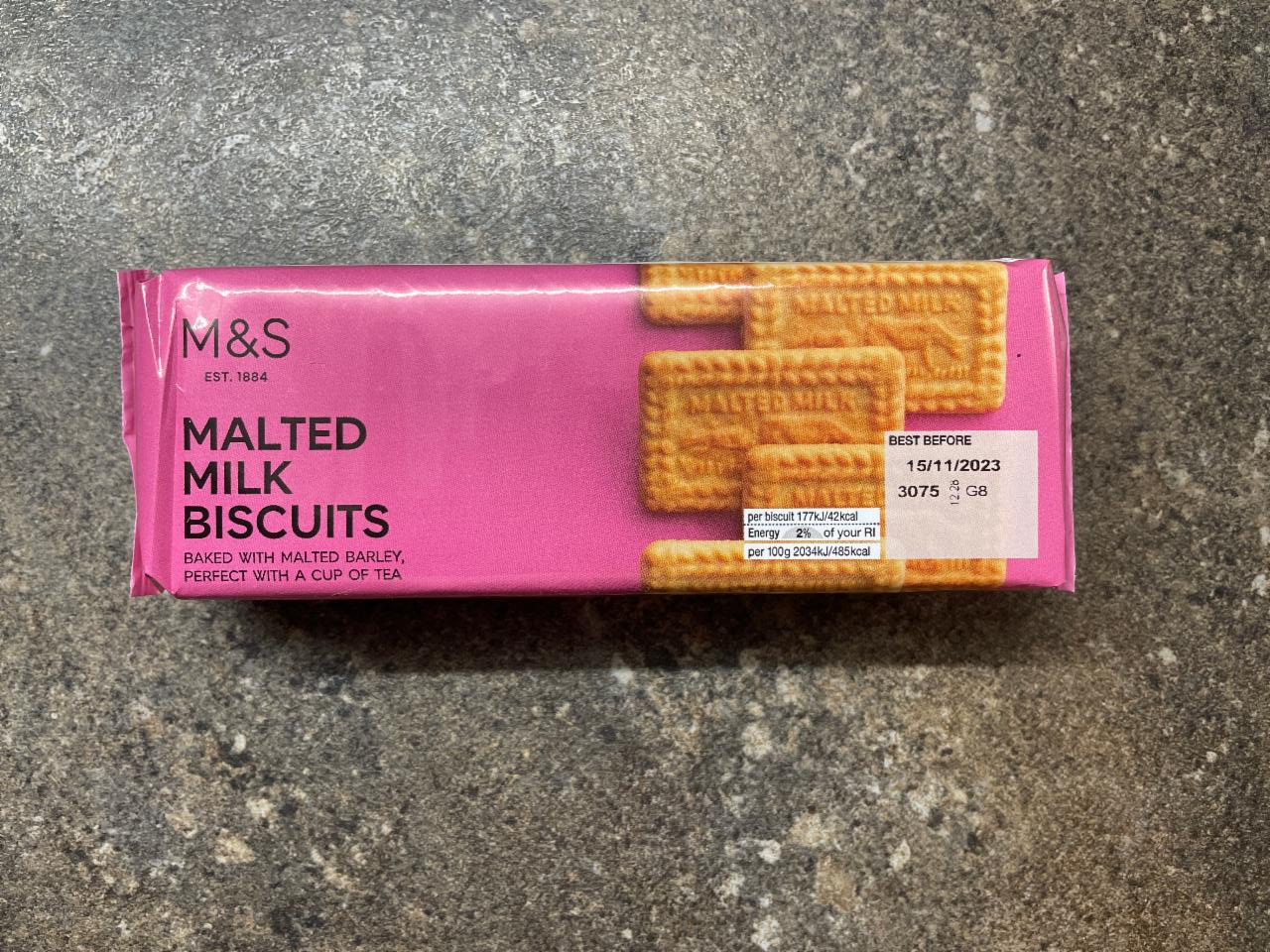 Photo - Malted Milk Biscuits M&S