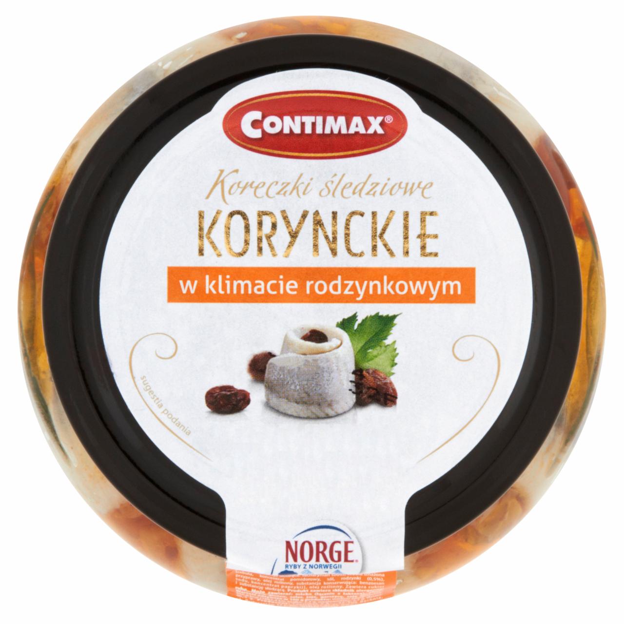 Photo - Contimax Corinthian Herrings Rolls with Raisins 250 g
