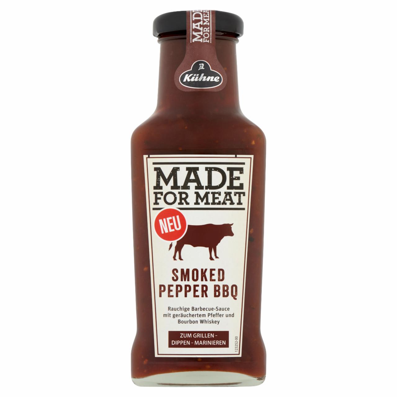 Photo - Kühne Made for Meat Smoked Pepper BBQ Sauce 235 ml