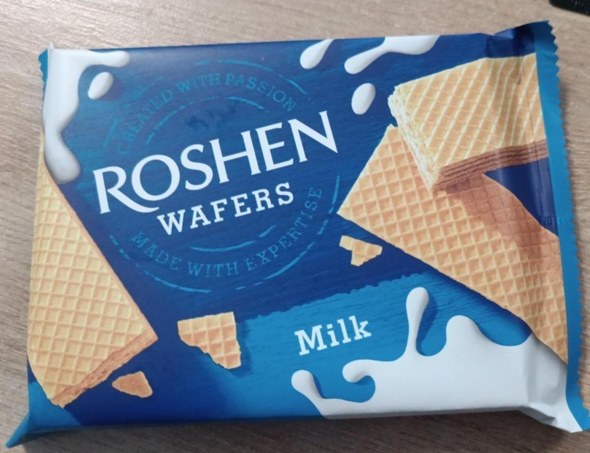 Photo - Roshen Wafers Filled with Milk Cream