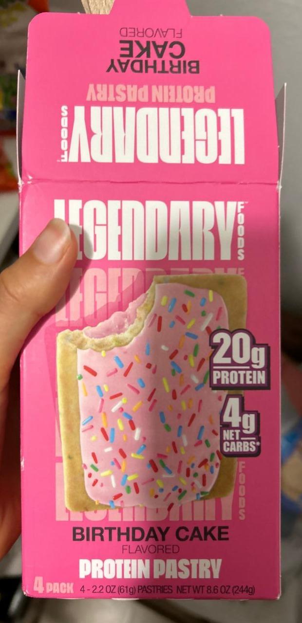 Photo - Protein pastry birthday cake Legendary Foods
