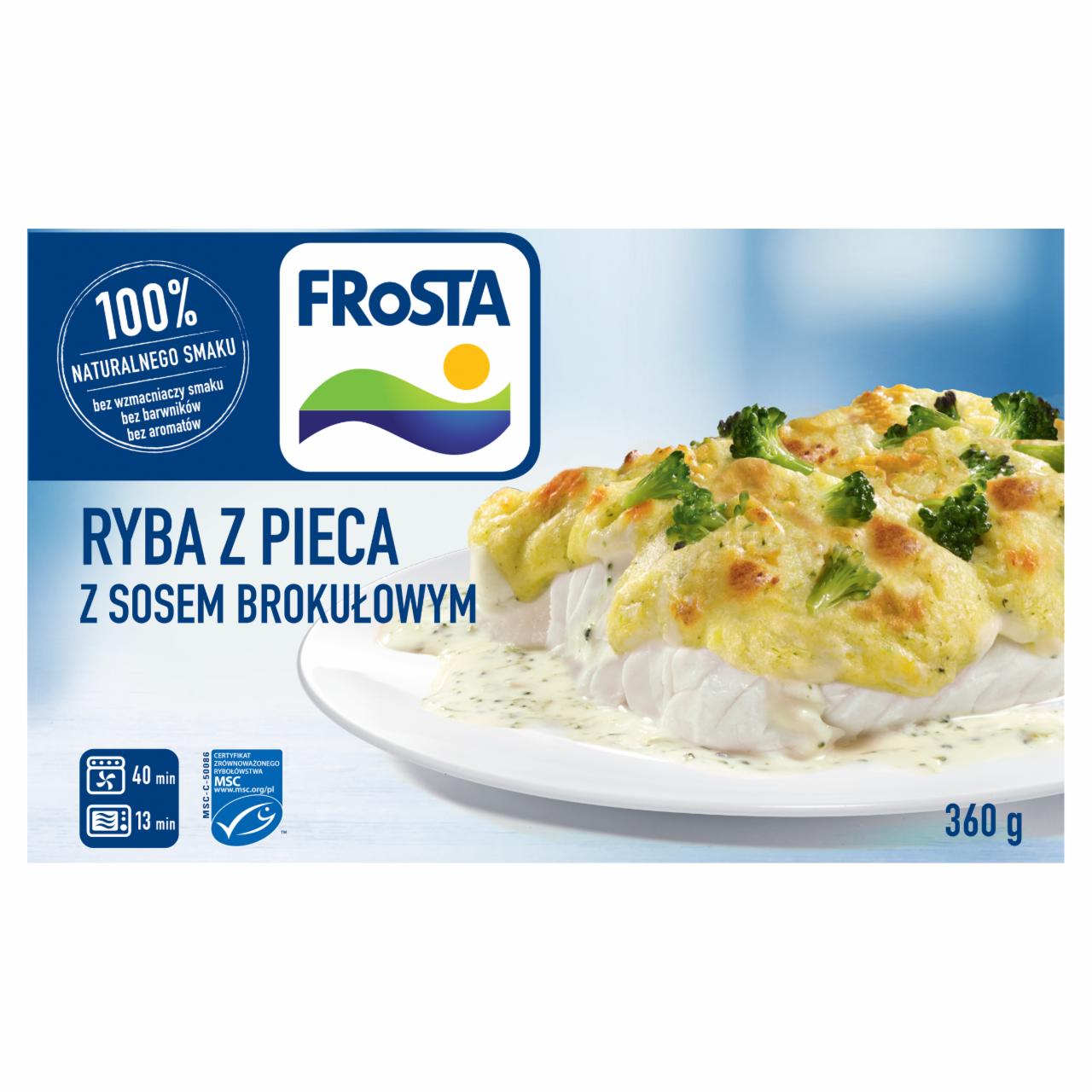 Photo - FRoSTA Roast Fish with Broccoli Sauce 360 g