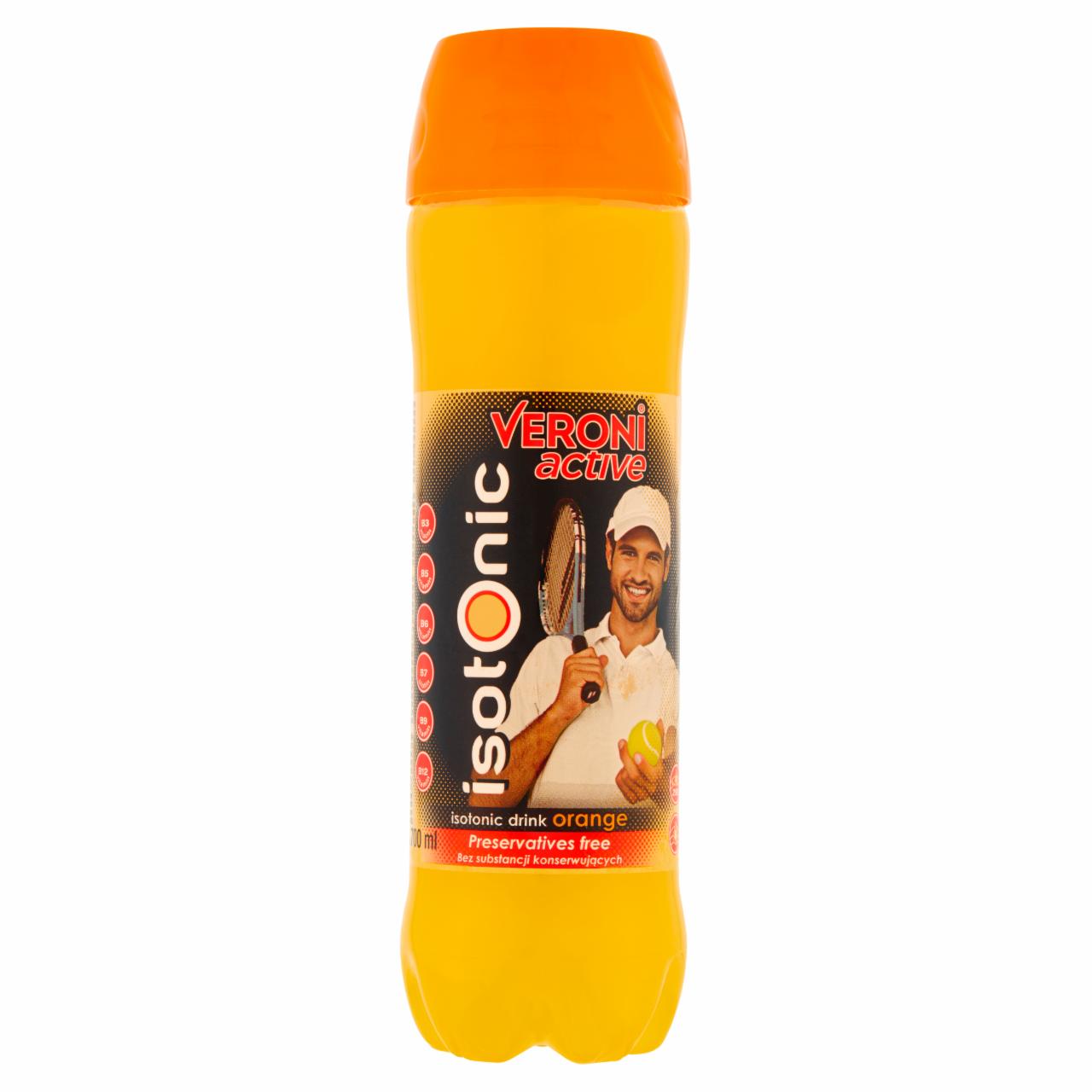 Photo - Veroni Active Isotonic Orange Non-Carbonated Isotonic Drink 700 ml