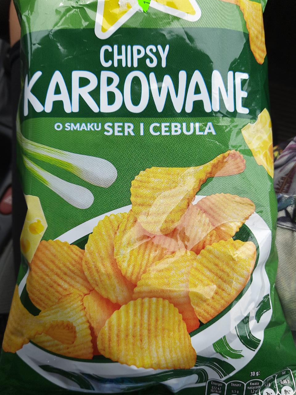 Photo - Star Cheese and Onion Flavoured Crinkle Cut Chips 130 g