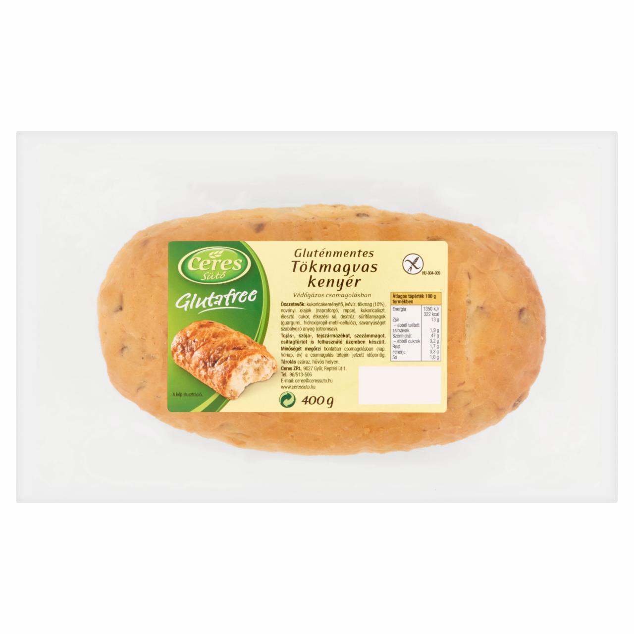 Photo - Ceres Sütő Glutafree Gluten-Free Bread with Pumpkin Seed 400 g