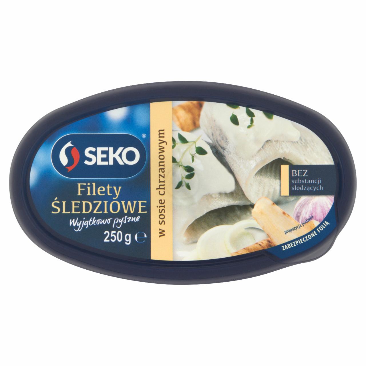 Photo - Seko Herring Fillets in Horseradish Sauce 250 g