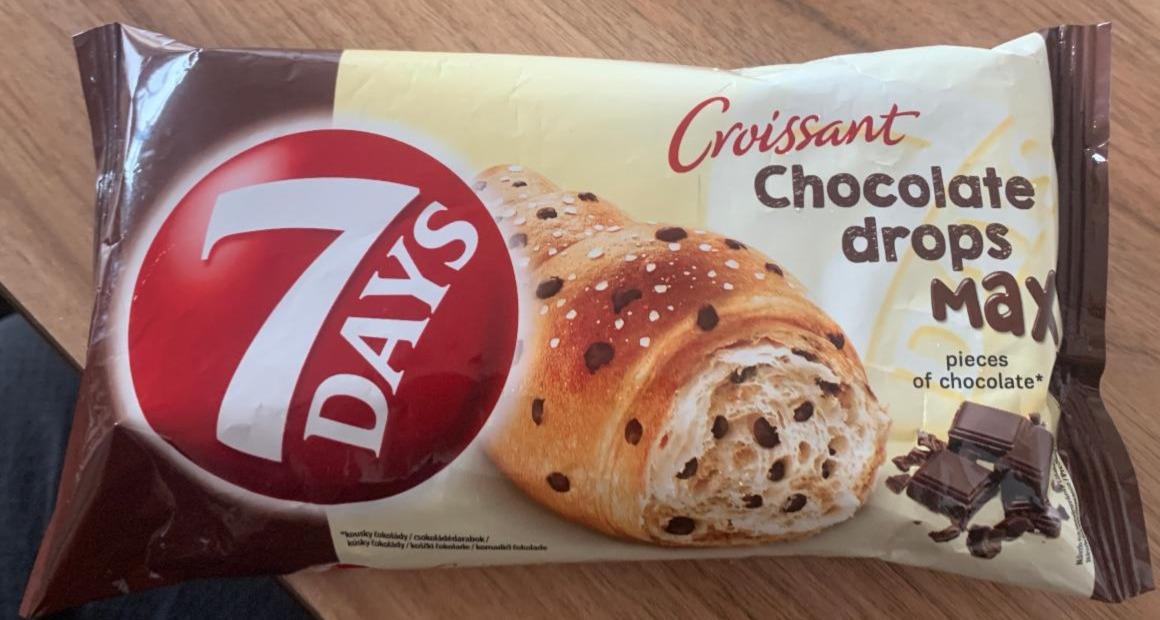 Photo - 7DAYS Max Chocolate Drops Croissant 70 g