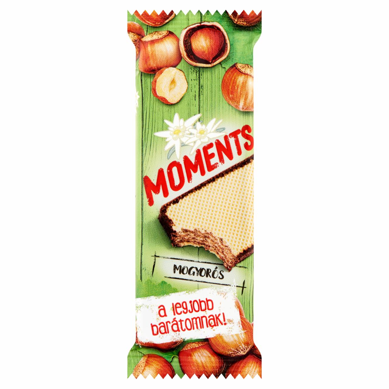 Photo - Moments Cocoa Coated Crispy Wafers with Hazelnut Cream Filling 50 g