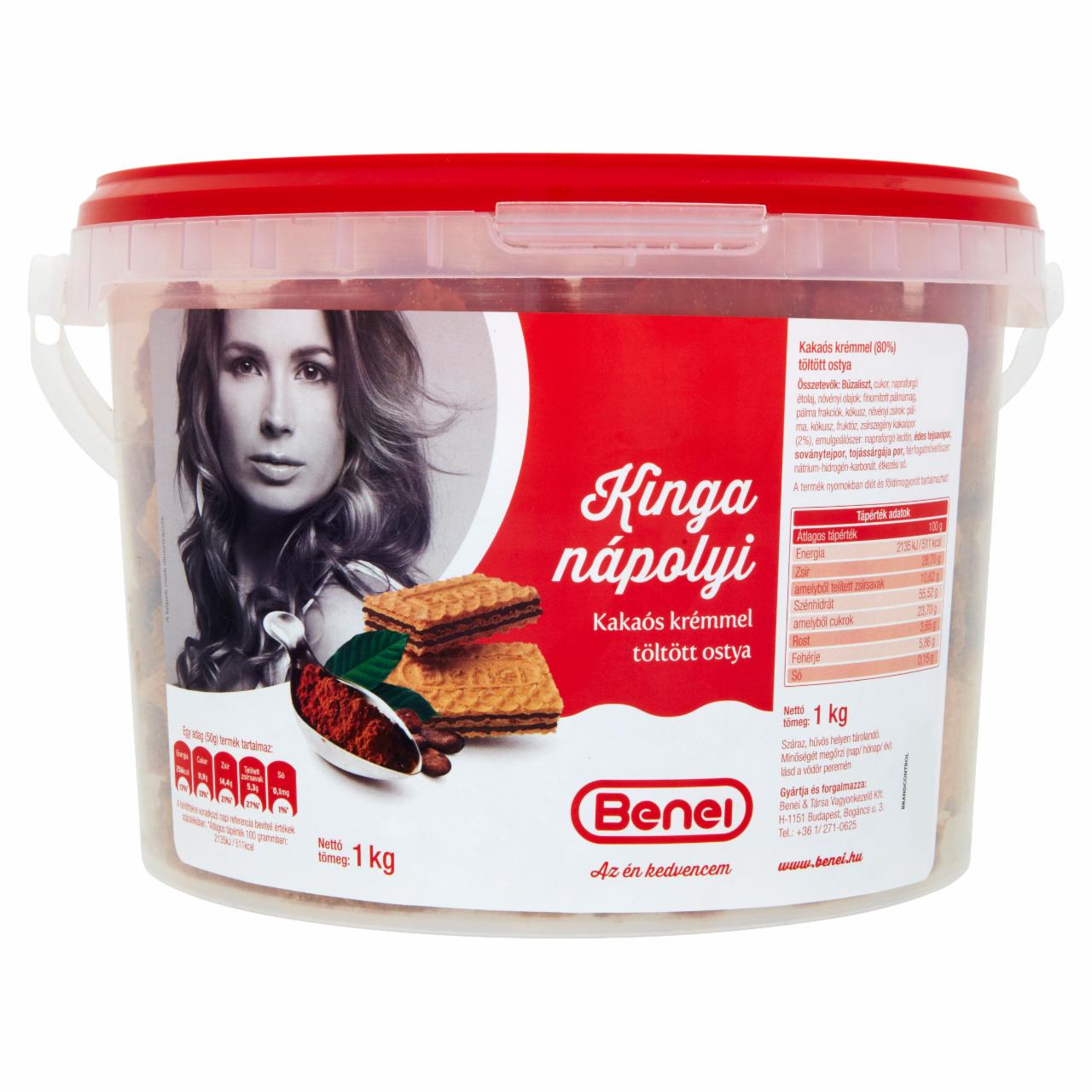 Photo - Benei Kinga Cocoa Cream Filled Wafers 1 kg