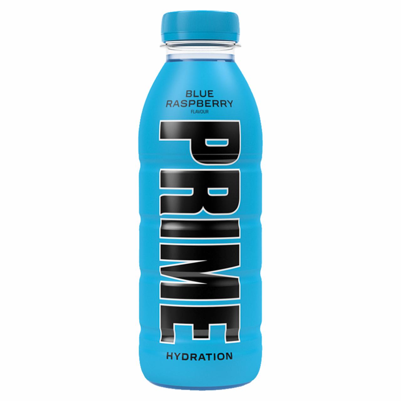 Photo - Prime Hydration Blue Raspberry Flavour Non-Carbonated Drink Based on Coconut Water 500 ml