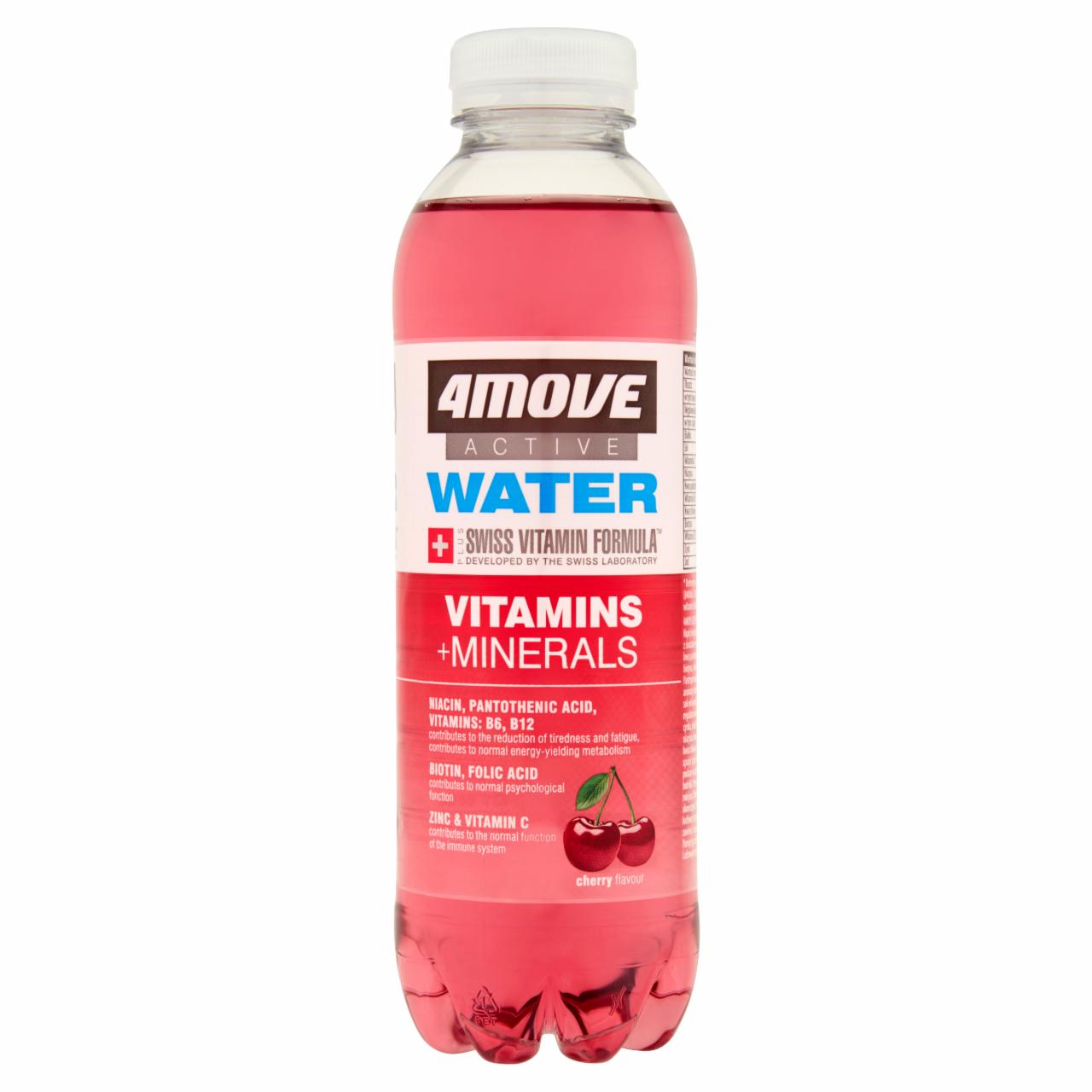 Photo - 4Move Active Vitamin Magnesium + Vitamins Cherry Flavour Drink 556 ml