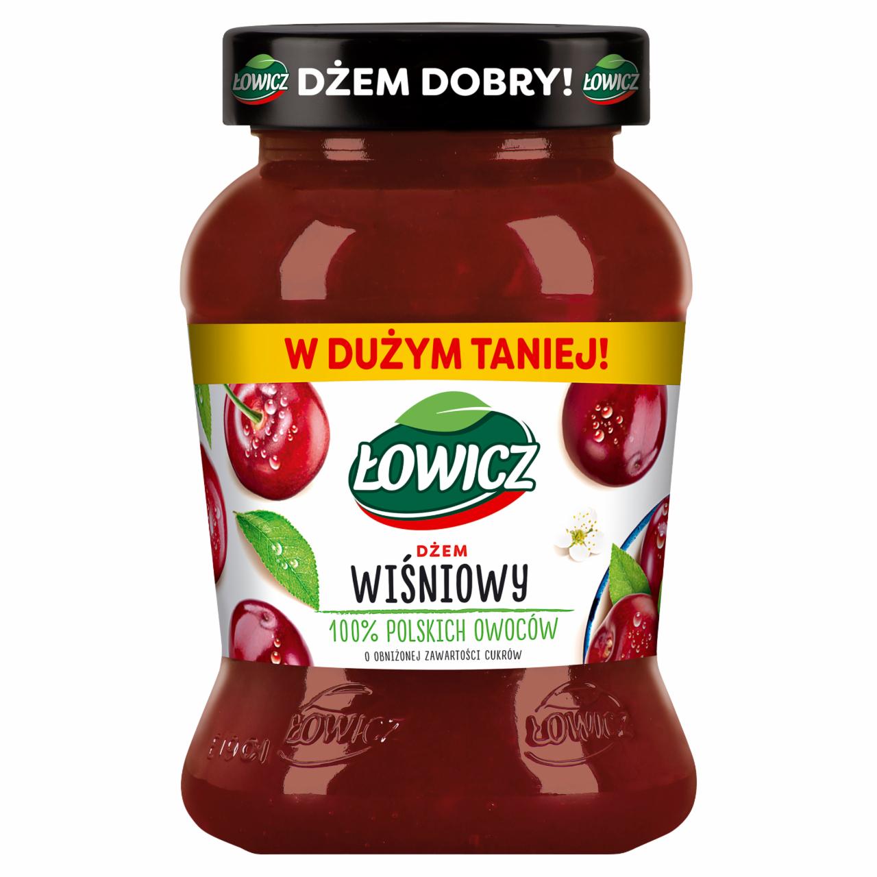 Photo - Łowicz Low Sugar Cherry Jam 450 g
