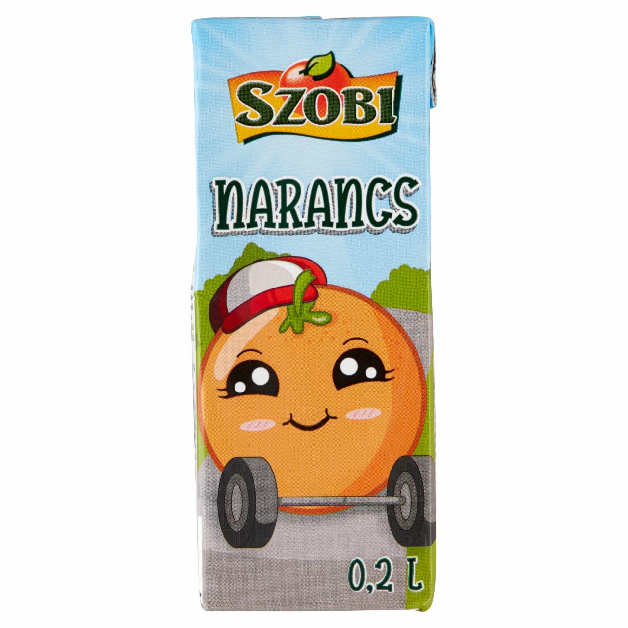 Photo - Szobi Orange Drink with Sugar and Sweeteners 0,2 l