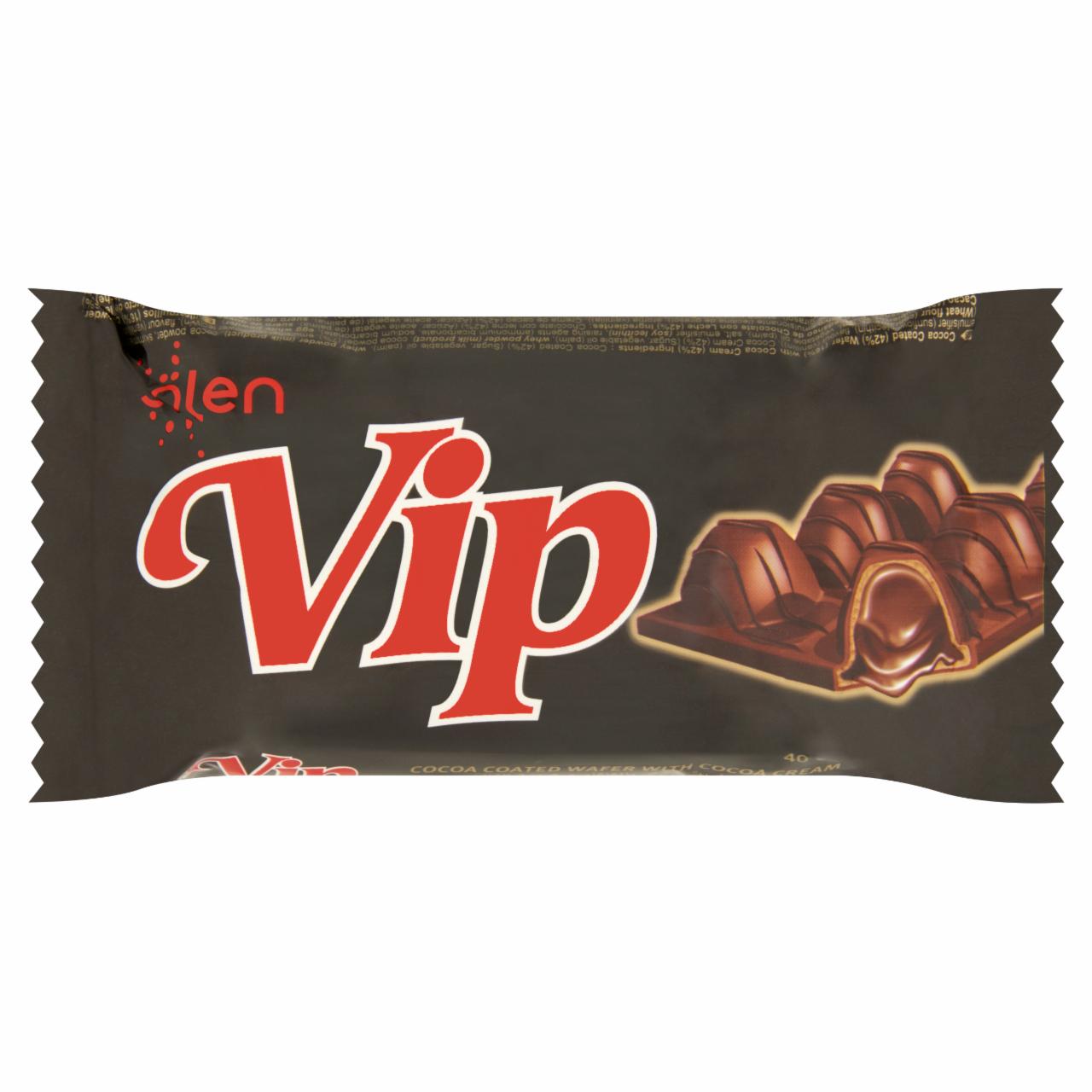 Photo - Vip Cocoa Coated Wafer with Cocoa Cream 40 g