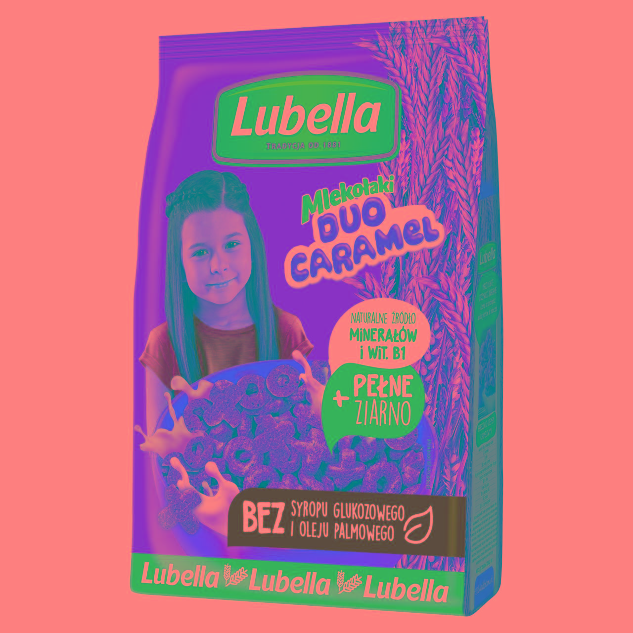 Photo - Lubella Mlekołaki Duo Caramel Cereal Crunchy 250 g