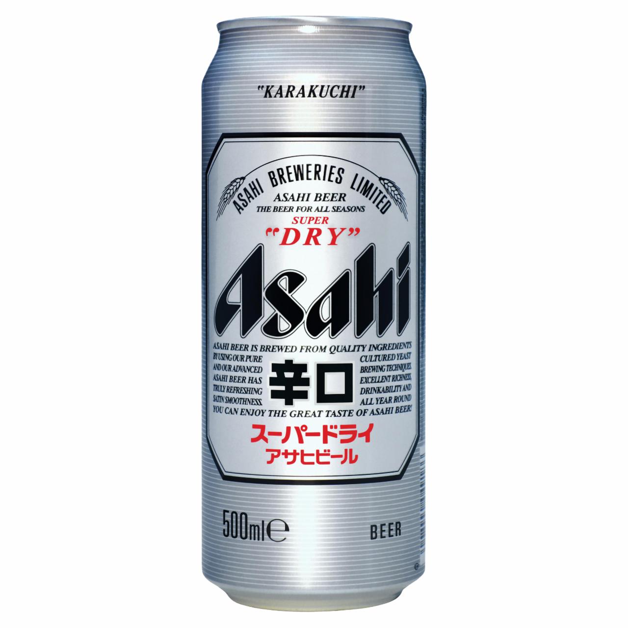 Photo - Asahi Super Dry Quality Lager Beer 5,2% 500 ml