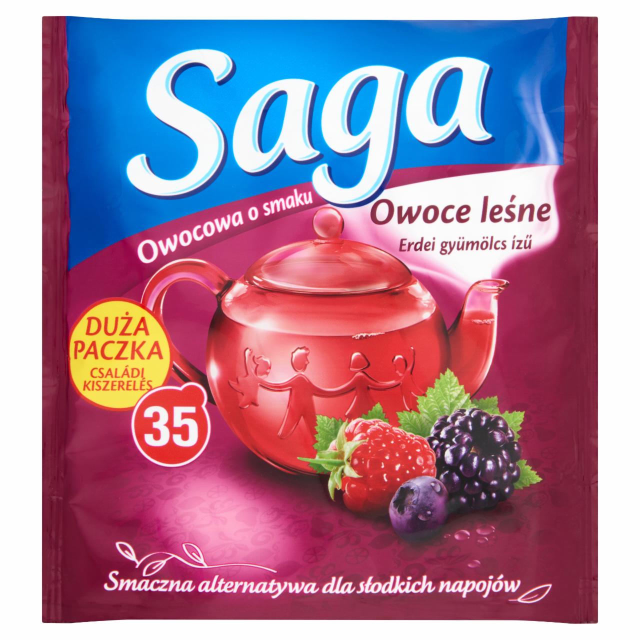 Photo - Saga Forest Fruit Flavoured Fruit Tea 35 Tea Bags