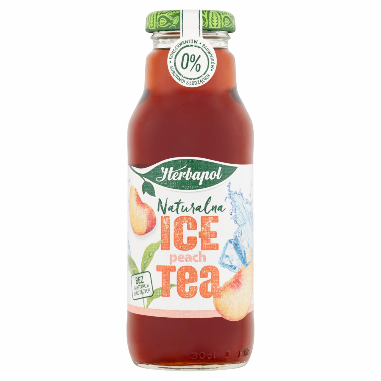 Photo - Herbapol Natural Ice Tea Peach Drink 300 ml