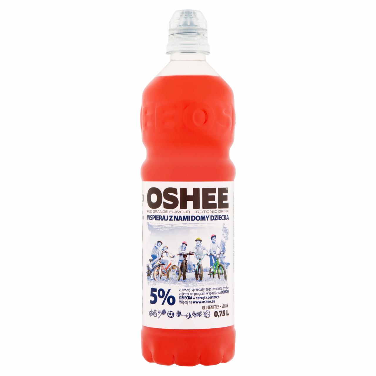 Photo - Oshee Blood Orange Flavoured Still Isotonic Drink with Addition of Vitamins 0,75 l