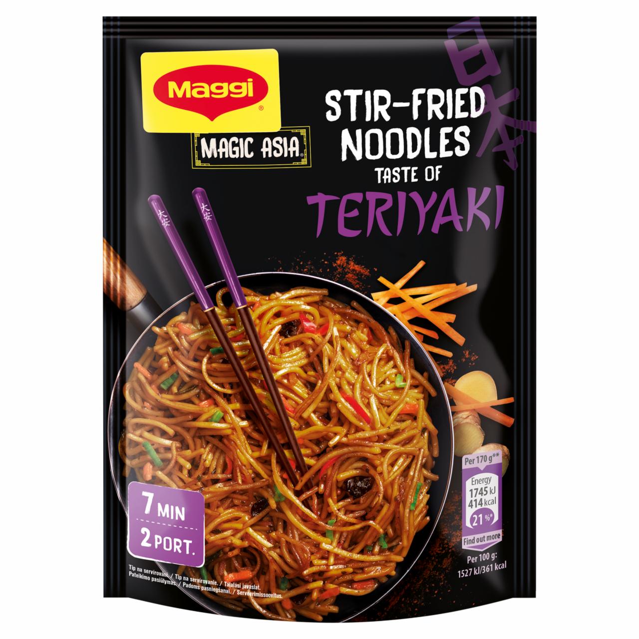 Photo - Maggi Magic Asia Stir-Fried Noodles Taste of Teriyaki 130 g