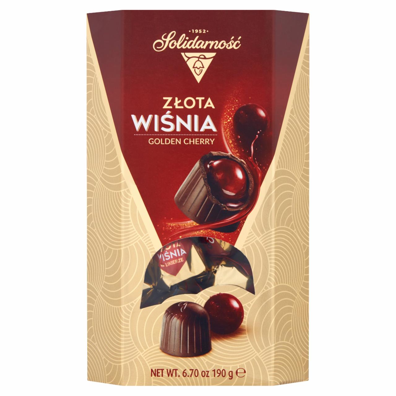 Photo - Solidarność Golden Cherry in Liqueur Chocolates 190 g