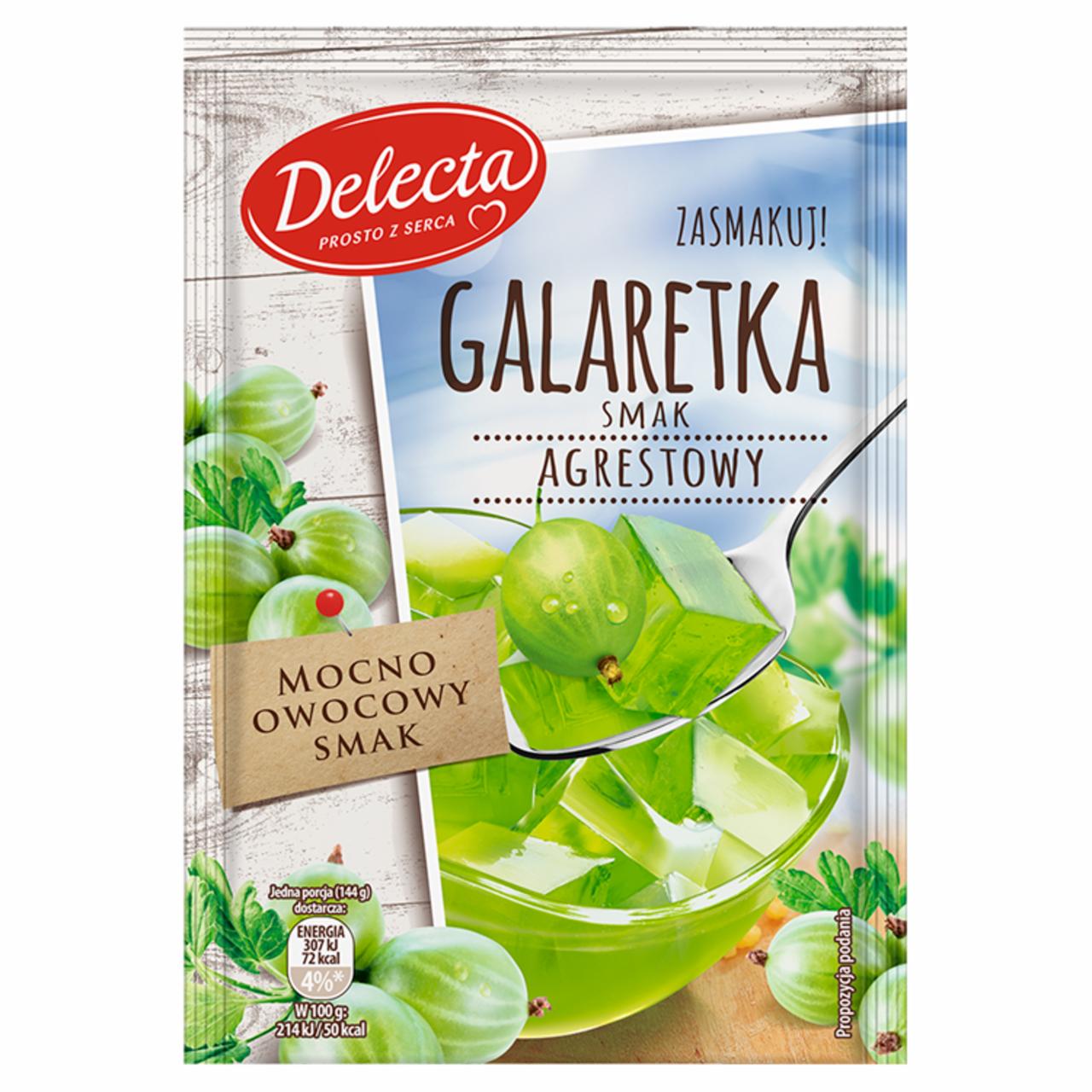 Photo - Delecta Gooseberry Flavoured Jelly 75 g