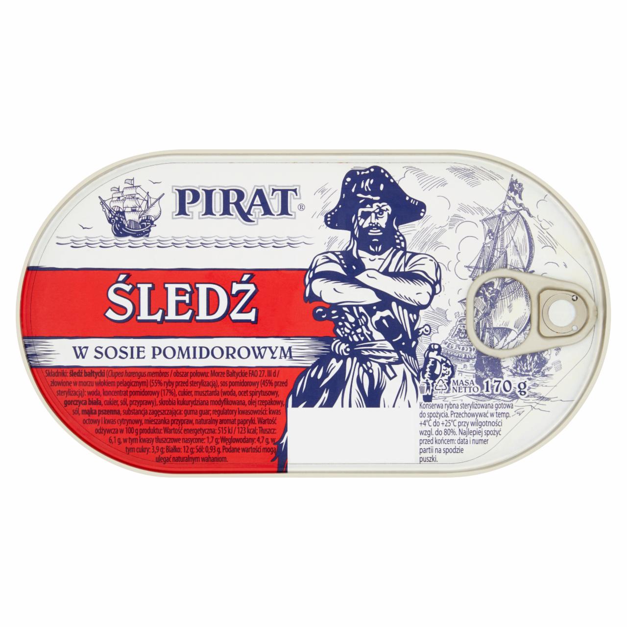 Photo - Pirat Herring in Tomato Sauce 170 g