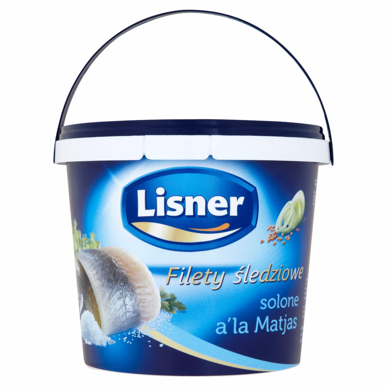 Photo - Lisner Salted Herring Fillets a'la Matjas 800 g